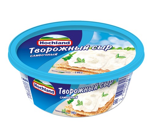 Сыр Hochland творожный сливочный 55% 140г пл/ст