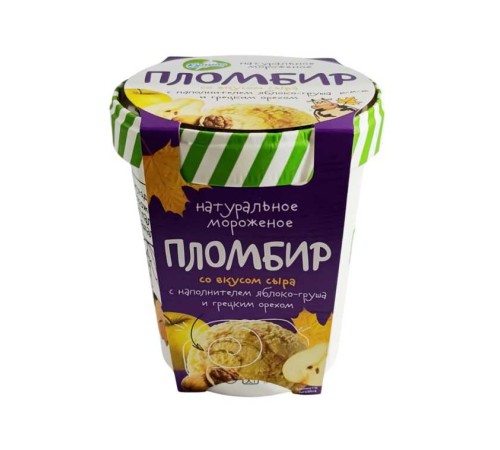 Мороженое Ведерко из мол края со вкус сыра ябл-груша-грец. орех 270г