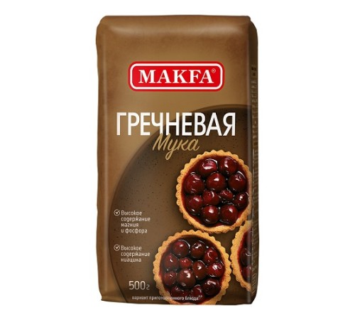 Мука Макфа Гречневая 500 гр