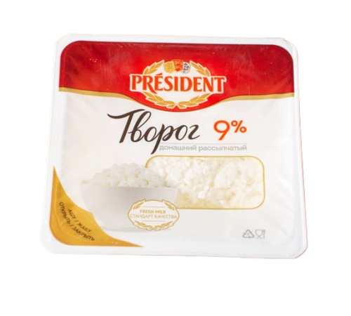 Творог Президент 9℅ 200г