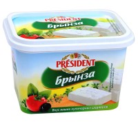 Сыр брынза Lactalis President 45%ж 500г ванночка