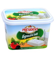 Сыр брынза Lactalis President 45%ж 500г ванночка