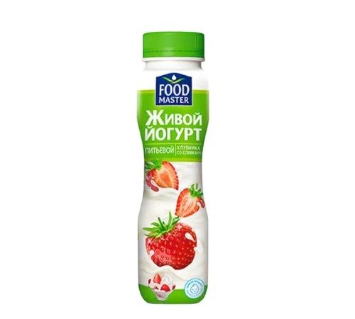 ЙП Живой йогурт ФМ клубника 1% 0,280