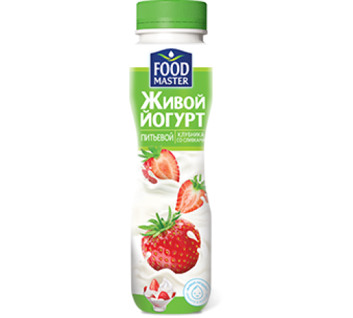 ЙП Живой йогурт ФМ клубника 1% 0,280