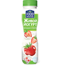 ЙП Живой йогурт ФМ клубника 1% 0,280
