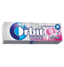 Жевательная резинка wrigley's Orbit White bubblemint.фруктов и мяты б/с 13.6г