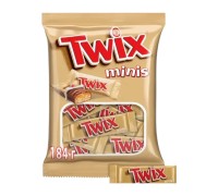 Шоколадный батончик twix minis, 184г, 2263