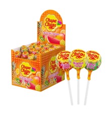 Карамель Chupa Chups экзотик-тропик с нат сок. ассорти вкусов 12x100 x 12г