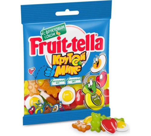 Мармелад жевательный Fruit-tella крутой микс 70г мяг/уп