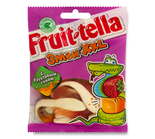 Мармелад жевательный Fruit-tella змеи xxl 70г м/у