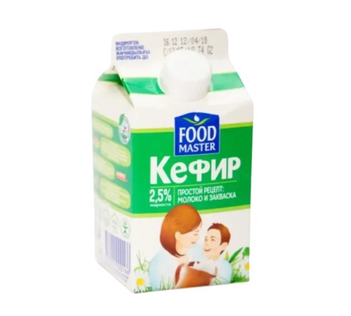 Кефир Food master 2.5% tetrapak 500мл