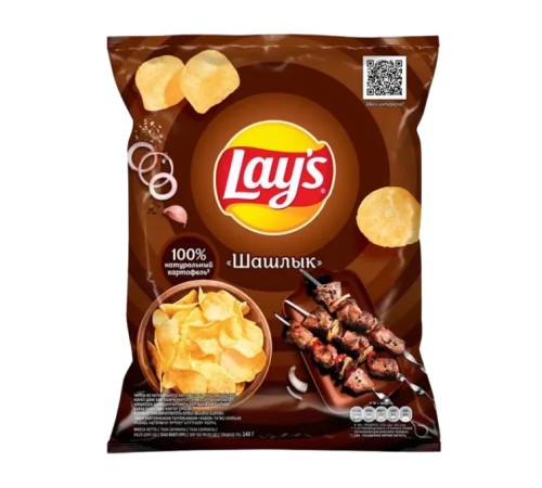 Чипсы Lays Шашлык 140г