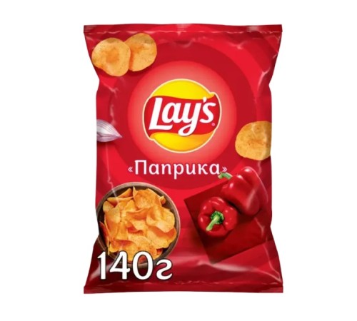 Чипсы Lays Паприка 140 г