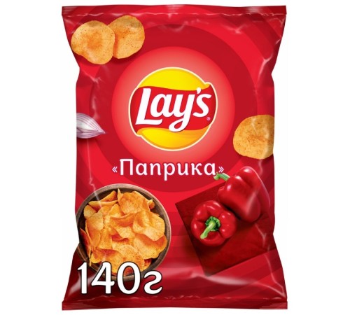 Чипсы Lays Паприка 140 г