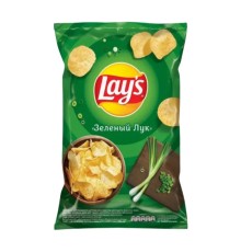 Чипсы Lays Молодой зеленый лук 140г
