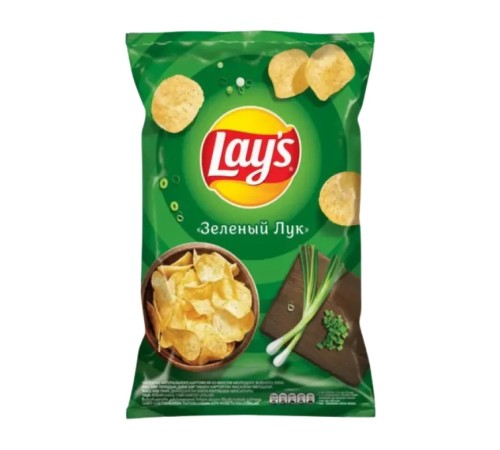 Чипсы Lays Молодой зеленый лук 140г