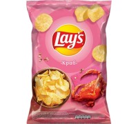 Чипсы Lays Краб 140гр