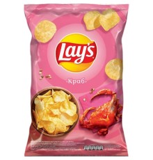 Чипсы Lays Краб 140гр