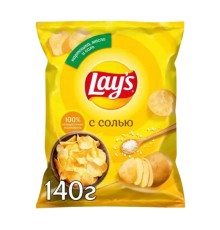 Чипсы Lays Соль 140г