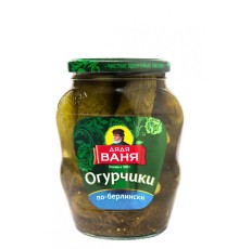 Дядя Ваня огурчики по-берлински 680г 6-9см ст/б 12/96