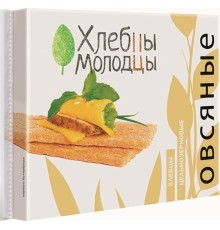 Хлебцы хрустящие хлебцы-молодцы овсяные с пророщеной пшеницей 100г 1/36