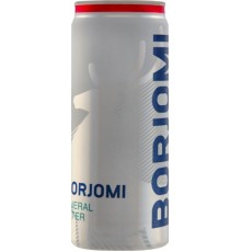 Вода минеральная borjomi газированная жб 0.33л