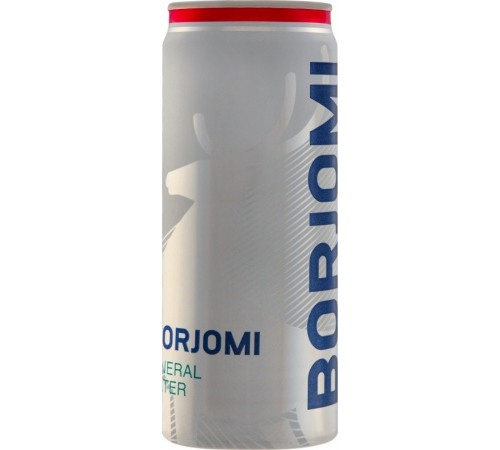Вода минеральная borjomi газированная жб 0.33л
