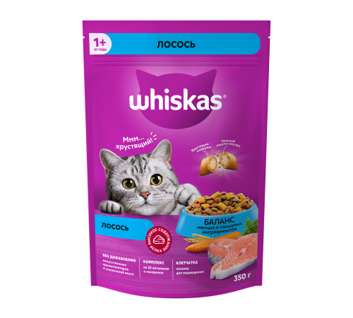 Whiskas под/паш об с лосось 350 г Whiskas под/паш об с лосось 350 г