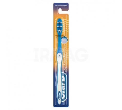 Зубная щетка Oral-b 1-2-3 чистота-свежесть-сила, средняя