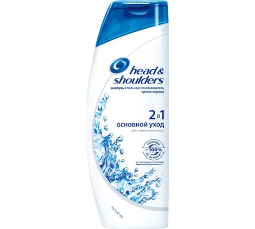 Шампунь head&shoulders и б/опал. 2в1 прот/перх основной уход для норм.волос 200мл/хед энд шолдерс