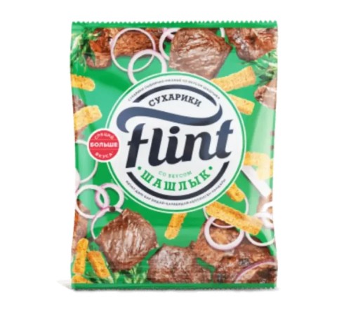 Сухарики ТМ "Flint"  "Шашлык" 190гр