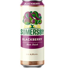 Пивной напиток Somersby Blackberry банка