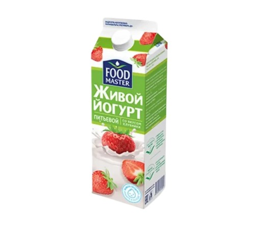 Food Master/Йогур клубника 2% 0,9гр