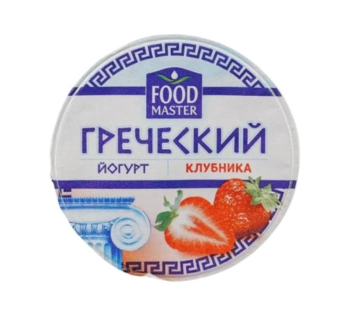 Йогурт греческий с фрук/клубника 7.2% 130гр