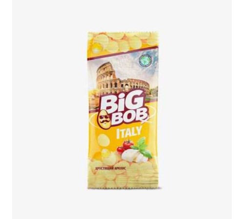 Арахис Хрустящий ТМ BigBob со вкусом сыра и трав "Вкус Италии" 50гр