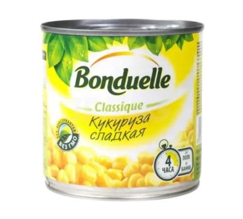 Кукуруза Bonduelle нежная 340мл