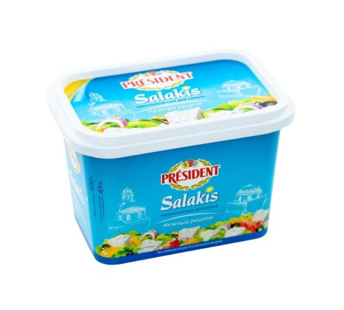 Сыр Lactalis President фета рассольный салакис 45% 500г
