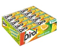 Жевательная резинка dirol троп.коктейль 13.6г вк.троп.фруктов