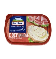 Сыр плавленый Hochland с ветчиной 55% 200г тв/уп