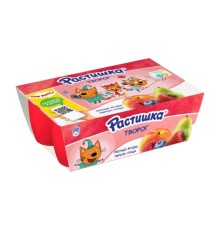 Творог Danone Растишка лесная ягода 3.5% 6x 45г