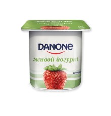 Данон йогурт клубника 2.5% 120г