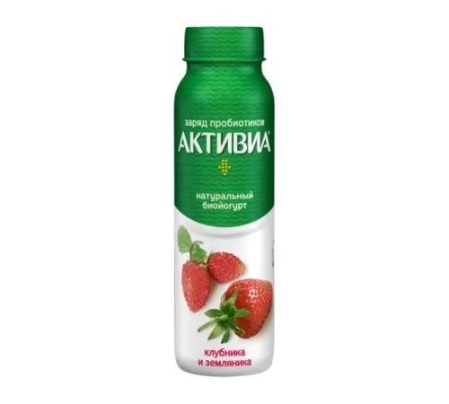 ДК Активиа питьевой йогурт Клубн.-Земляника 270гр