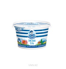 Сметана Простоквашино 15% 180г
