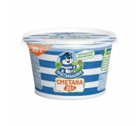 Сметана "Простоквашино" 20% 180г Петмол