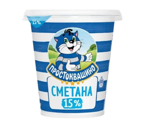 Сметана простоквашино 300 г 15%